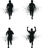 Running splash man stock illustration Running splash man stock illustration