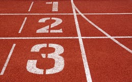 Running Track Numbers One Two Three Royalty Free Stock Photo Running Track Numbers One Two Three Royalty Free Stock Photo