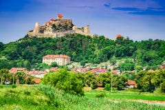 Rupea Fortress in Transylvania, Romania Royalty Free Stock Photography Rupea Fortress in Transylvania, Romania Royalty Free Stock Photography
