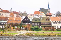 Rural Houses in Cesky Krumlov stock photo Rural Houses in Cesky Krumlov stock photo