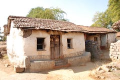 Huts in Rural India