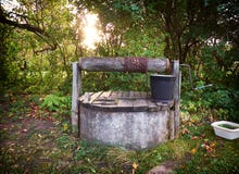 Rural Well With Bucket Rural Well With Bucket