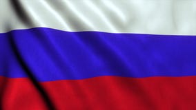 flag of Russian Federation (alpha channe, Stock Video