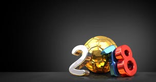 2018 Russia rosyjskiej piłki nożnej piłki 3d futbolowy rendering ilustracji 2018 Russia rosyjskiej piłki nożnej piłki 3d futbolowy rendering ilustracji