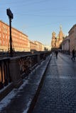 Griboedov Canal and the Savior on Blood Stock Photo Griboedov Canal and the Savior on Blood Stock Photo