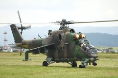 Russian Air Force Mi-24 stock image Russian Air Force Mi-24 stock image