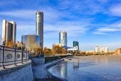 Russie yekaterinburg Endroits iconiques célèbres dans la ville images libres de droits Russie yekaterinburg Endroits iconiques célèbres dans la ville images libres de droits