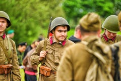Russische Soldaten. stockfoto Russische Soldaten. stockfoto