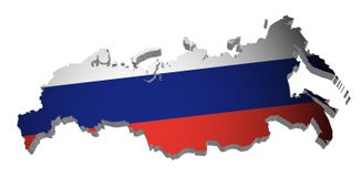 Russland-Karte stock abbildung Russland-Karte stock abbildung