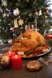 Rustic Style Christmas Turkey stock photography Rustic Style Christmas Turkey stock photography