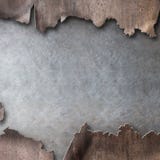 Rusty metal with torn hole steam punk background stock illustration Rusty metal with torn hole steam punk background stock illustration