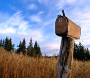 Rusty Rural Mailbox Stock Image Rusty Rural Mailbox Stock Image