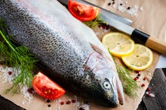 Ruwe zalm royalty-vrije stock foto Ruwe zalm royalty-vrije stock foto