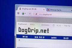 Ryazan, Russia - June 05, 2018: Homepage of DogDrip website on the display of PC, url - DogDrip.net. stock photos Ryazan, Russia - June 05, 2018: Homepage of DogDrip website on the display of PC, url - DogDrip.net. stock photos