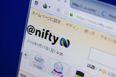Ryazan, Russia - June 17, 2018: Homepage of Nifty website on the display of PC, url - Nifty.com. Ryazan, Russia - June 17, 2018: Homepage of Nifty website on royalty free stock photos Ryazan, Russia - June 17, 2018: Homepage of Nifty website on the display of PC, url - Nifty.com. Ryazan, Russia - June 17, 2018: Homepage of Nifty website on royalty free stock photos