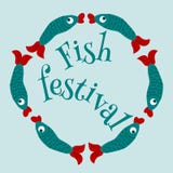 Rybi festiva ilustracji Rybi festiva ilustracji