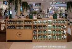 Rynwinkel bij Gaysorn-Dorp, Bangkok, Thailand, 25 Oct, 2018 stock foto Rynwinkel bij Gaysorn-Dorp, Bangkok, Thailand, 25 Oct, 2018 stock foto