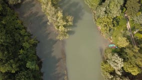 Rzeczny Danube widok zbiory wideo Rzeczny Danube widok zbiory wideo