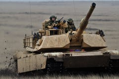Réservoir Abrams A1M1 des USA images libres de droits Réservoir Abrams A1M1 des USA images libres de droits