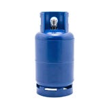 Réservoir de gaz avec le support d'allumeurs d'isolement sur le fond blanc Bouteille de gaz de LPG photo libre de droits Réservoir de gaz avec le support d'allumeurs d'isolement sur le fond blanc Bouteille de gaz de LPG photo libre de droits