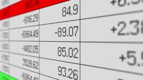 Résultats de ventes changeant dans la feuille de calcul, rapport de comptabilité, choix d'information illustration stock Résultats de ventes changeant dans la feuille de calcul, rapport de comptabilité, choix d'information illustration stock