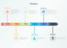 Rétro chronologie Infographic Calibre à la mode de conception moderne illustration de vecteur Rétro chronologie Infographic Calibre à la mode de conception moderne illustration de vecteur