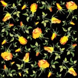 Rétro fond floral. Rose. illustration libre de droits Rétro fond floral. Rose. illustration libre de droits