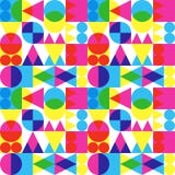 Rétro modèle transparent de formes illustration stock Rétro modèle transparent de formes illustration stock