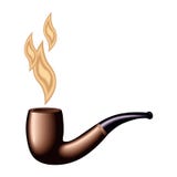 Rétro vecteur de pipe de tabac illustration libre de droits Rétro vecteur de pipe de tabac illustration libre de droits
