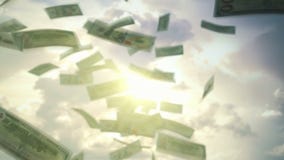 Réussite commerciale pleuvant le dollar américain des USA Réussite commerciale pleuvant le dollar américain des USA