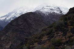Río Blanco National Reserve, central Chile, a high biodiversity valley in Los Andes Stock Images Río Blanco National Reserve, central Chile, a high biodiversity valley in Los Andes Stock Images