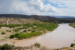 Río de Rio Grande Foto de archivo libre de regalías Río de Rio Grande Foto de archivo libre de regalías