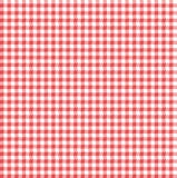 R?d och vit s?ml?s modell f?r gingham royaltyfri fotografi R?d och vit s?ml?s modell f?r gingham royaltyfri fotografi