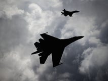 Rússia fez aviões de lutador ilustração stock Rússia fez aviões de lutador ilustração stock