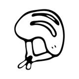 Ręka rysujący hełma doodle Nakreślenie zimy ikona Dekoracja element pojedynczy białe tło również zwrócić corel ilustracji wektora ilustracji Ręka rysujący hełma doodle Nakreślenie zimy ikona Dekoracja element pojedynczy białe tło również zwrócić corel ilustracji wektora ilustracji