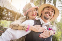 1920s Dressed Romantic Couple Flirting Outdoors royalty free stock photo 1920s Dressed Romantic Couple Flirting Outdoors royalty free stock photo