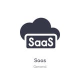 saas icon. isolated saas icon vector illustration from general collection. editable sing symbol can be use for web site and mobile stock illustration saas icon. isolated saas icon vector illustration from general collection. editable sing symbol can be use for web site and mobile stock illustration