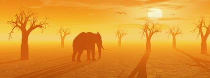 Sabana africana libre illustration Sabana africana libre illustration