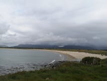 Sable l'Océan Atlantique de mullaghmore de plage de l'Irlande photographie stock libre de droits Sable l'Océan Atlantique de mullaghmore de plage de l'Irlande photographie stock libre de droits