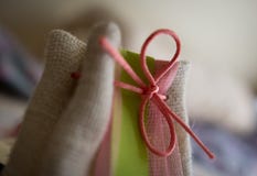 Saco do presente fotografia de stock royalty free