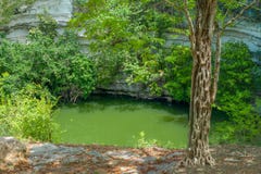 Sacred Cenote of the archaeological area of Chichen Itza