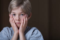 Sad depressed child stock photos Sad depressed child stock photos
