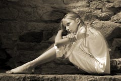Sad Teenager Girl Stock Photos Sad Teenager Girl Stock Photos