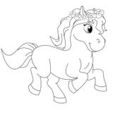 Saga Pony Coloring Book Page stock illustrationer Saga Pony Coloring Book Page stock illustrationer