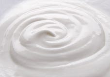 Sahniger natürlicher Joghurt lizenzfreies stockfoto Sahniger natürlicher Joghurt lizenzfreies stockfoto