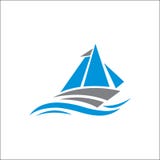 Sail logo, sail illustration, icon logo vector design royalty free illustration Sail logo, sail illustration, icon logo vector design royalty free illustration
