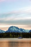 Sailboat In Colter Bay Stock Images Sailboat In Colter Bay Stock Images