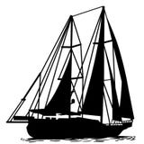 Sailboat Hand drawn, Vector, Eps, Logo, Icon, silhouette Illustration by crafteroks for different uses. vector illustration Sailboat Hand drawn, Vector, Eps, Logo, Icon, silhouette Illustration by crafteroks for different uses. vector illustration
