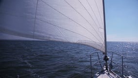 Sailing Yacht. Genoa Royalty Free Stock Photography Sailing Yacht. Genoa Royalty Free Stock Photography