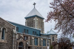 Saint elizabeth catholic church from patterson park in baltimore royalty free stock photos Saint elizabeth catholic church from patterson park in baltimore royalty free stock photos